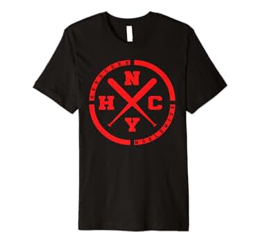 Amazon.com: NYHC Red New York Hardcore Premium T-Shirt